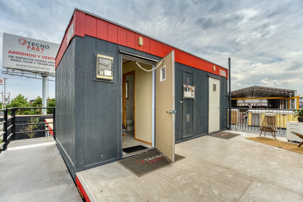 Baño modular para construcción